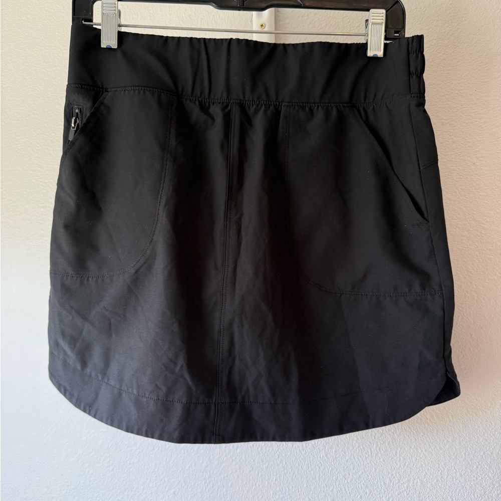 Marika Black Athletic Skort with Built-In Shorts